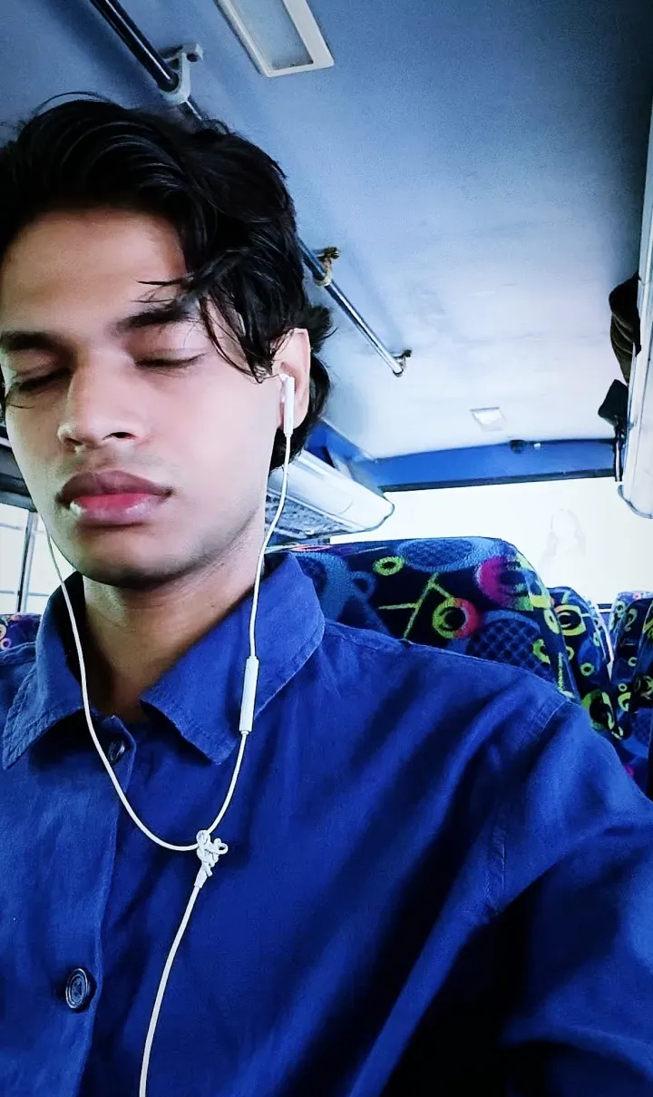 Capturing moments between the journey. Calm, composed, and aesthetic. 🎧✨" by Abhay